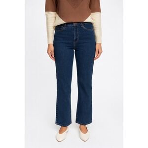 BandolinoBlu Bootcut Jeans‎ Dark Wash Denim Pockets Embellished Detail Women's